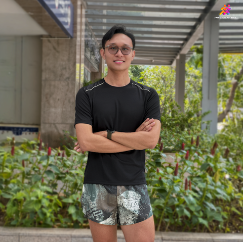  Quần Short Chạy Bộ Athlet ATQ411 Đa Năng , Có Đai Belt - Trắng Khói 