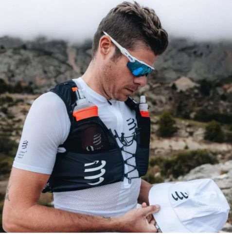  Nón Thể Thao Compressport Ice Bob - White 