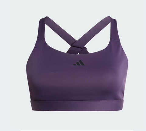  Áo Bra ADIDAS Tập Luyện High Support TLRDREACT - Aurora Plum 