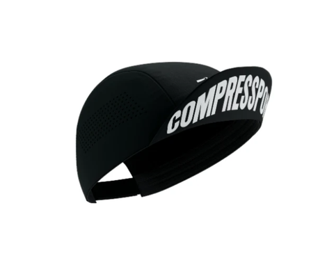  Compressport Pro Racing Logo Cap Unisex Sport Head Black Cap XHWU7329038TU 
