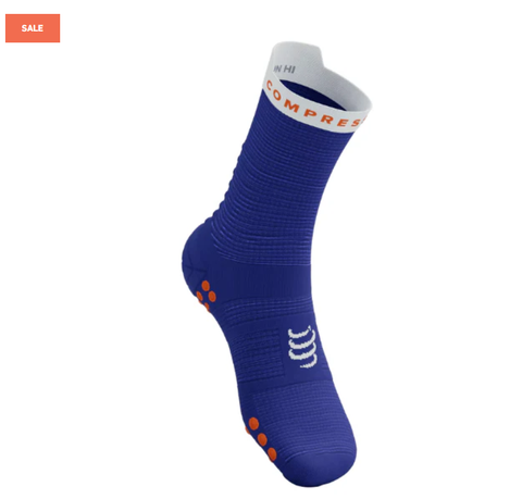  Vớ Thể Thao Compressport Pro Racing Socks v4.0 Run High - Dazz Blue/White 