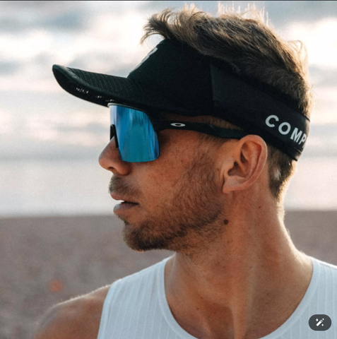  Nón Chạy Bộ Compressport Spiderweb Ultralight Visor - Black 