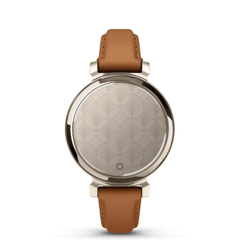  Đồng Hồ Thông Minh Garmin Lily 2 Classic - Cream Gold with Tan Leather Band 