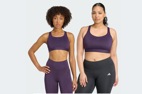  Áo Bra ADIDAS Tập Luyện High Support TLRDREACT - Aurora Plum 