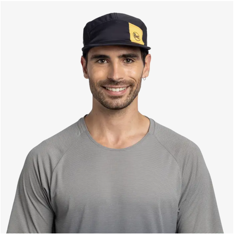  Mũ Lưỡi Trai Buff 5 Panel Go Cap - Logo Black 