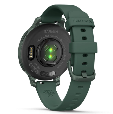  Đồng Hồ Thông Minh Garmin Lily 2 Active - Jasper Green with Jasper Green Silicone Band 