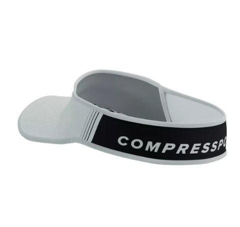  Nón Chạy Bộ Compressport Visor Ultralight - White/Black 