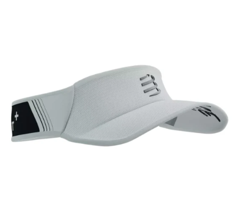  Nón Chạy Bộ Compressport Visor Ultralight - White/Black 