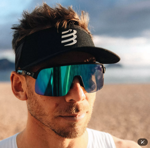  Nón Chạy Bộ Compressport Spiderweb Ultralight Visor - Black 