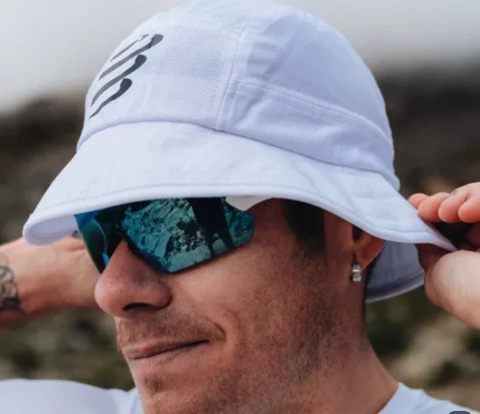  Nón Thể Thao Compressport Ice Bob - White 