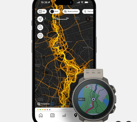  Đồng Hồ GPS Suunto Vertical Solar Viền Thép Đen 49mm, Dây Silicone - Sand 