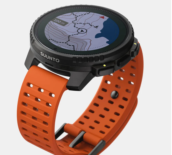 Suunto Vertical Solar Viền Thép Đen 49mm, Dây Silicone – Canyon