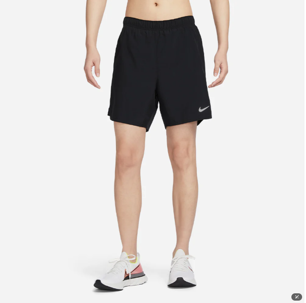 Quần Chạy Bộ Nam Nike Dri-FIT Challenger 18cm, Có Lót Trong- Black