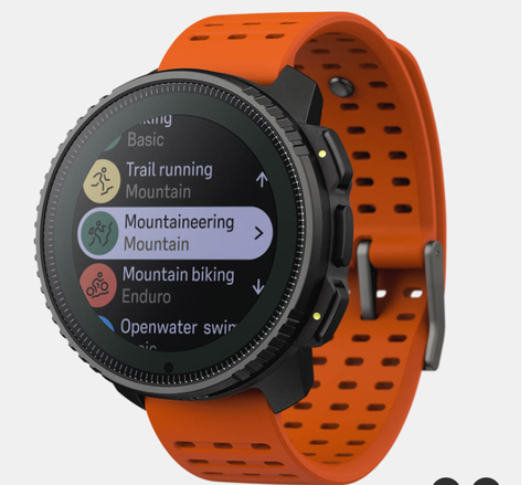  Đồng Hồ GPS Suunto Vertical Solar Viền Thép Đen 49mm, Dây Silicone - Canyon 