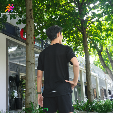  Quần Short Chạy Bộ Nam T8-AB Nutrition Custom Sherpa - Green Logo 