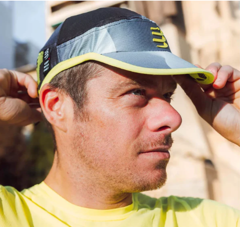  Nón Thể Thao Compressport Pro Racing Cap - Black/White Print 