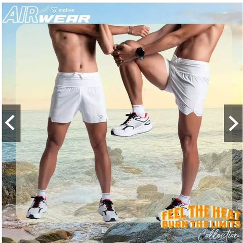  Quần Chạy Bộ Nữ Motive SM201 Có Đai Belt - Trắng 