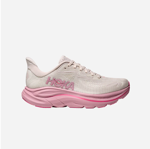  Giày Chạy Bộ Nữ Hoka Clifton 10 Wide Road - Rose Cream / Dried Rose 