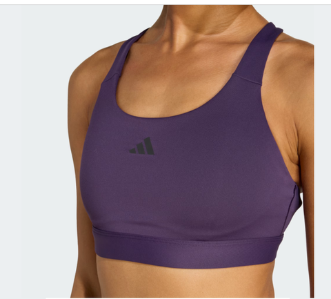  Áo Bra ADIDAS Tập Luyện High Support TLRDREACT - Aurora Plum 