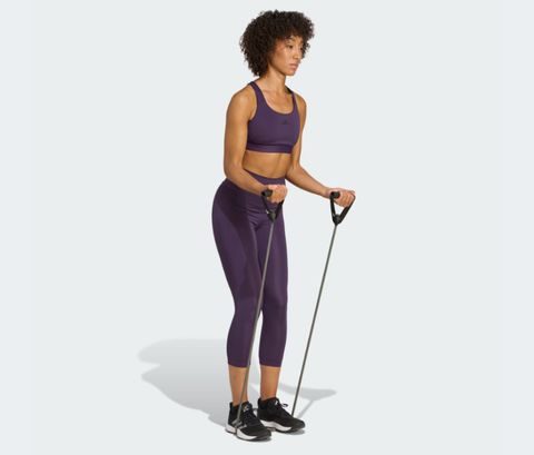  Áo Bra ADIDAS Tập Luyện High Support TLRDREACT - Aurora Plum 