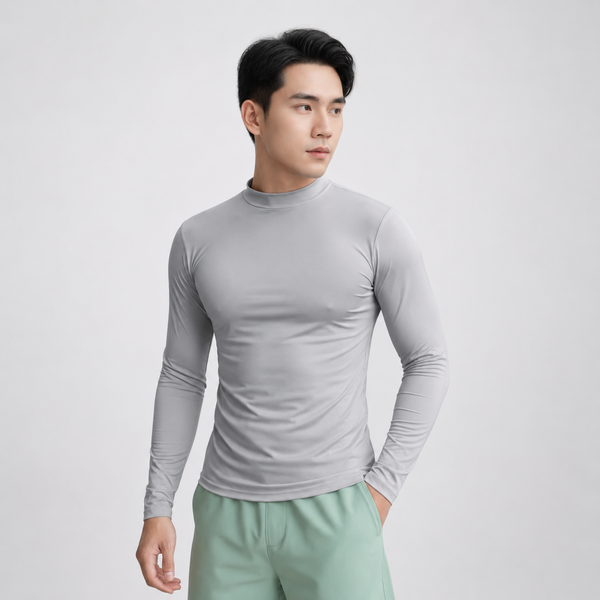  Áo Giữ Nhiệt Nam Motive LSM101 - Xám 