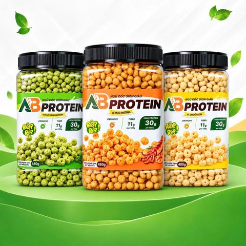  Ngũ Cốc Giòn Cao Đạm AB - Vị Chuối Dừa 