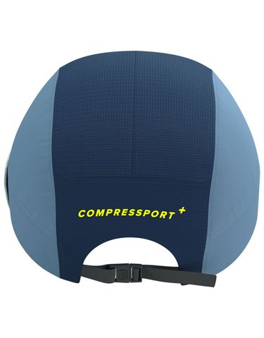  Nón Chạy Bộ Compressport 5 Panel Light Cap - Poseidon/Denim 