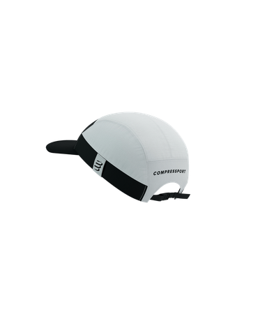  Nón Thể Thao Compressport 5 Panel Light Cap - White/ Black 