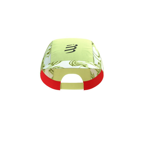  Nón Thể Thao Compressport Pro Racing - Grenn Camo/ Fluo Red 