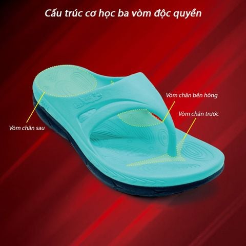  Dép Carbon Y Sandal 3.0 - Bluegreen 