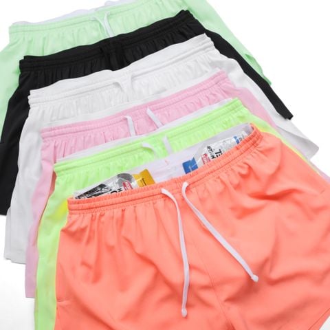  Quần Chạy Bộ Motive 2 Lớp SM208 Có Lót Boxer - Hồng 