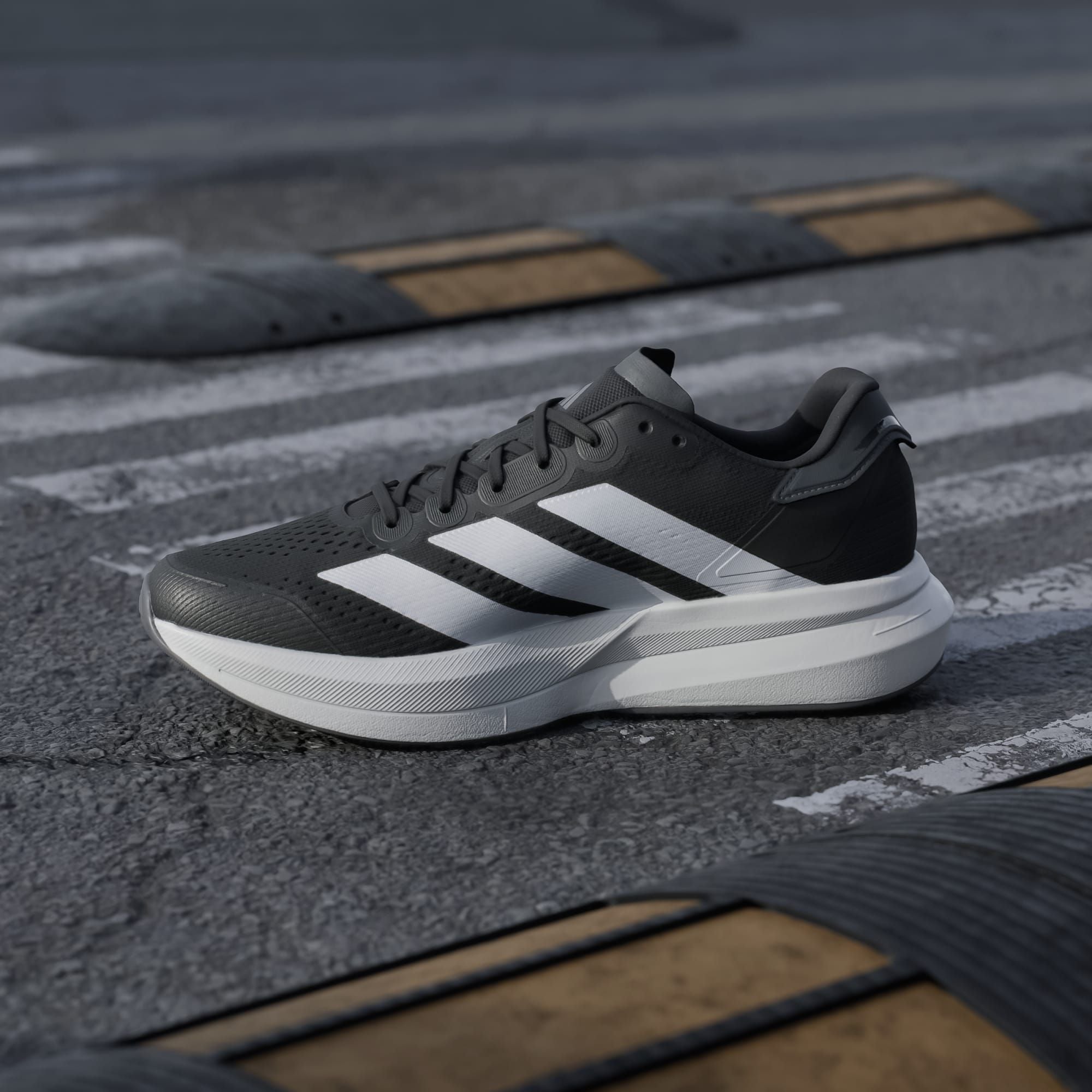  Giày Chạy Bộ Nam ADIDAS Duramo Speed 2 - Core Black/Cloud White/Grey Five 