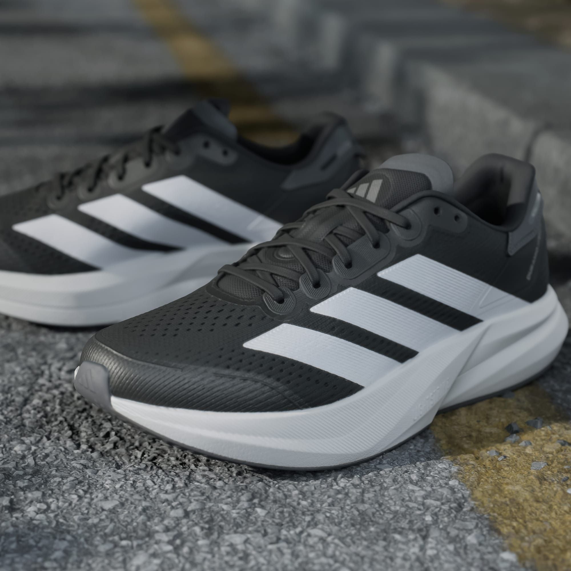  Giày Chạy Bộ Nam ADIDAS Duramo Speed 2 - Core Black/Cloud White/Grey Five 