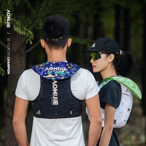  Khăn Đá Thể Thao, Khăn Chườm Lạnh, Bảo Vệ Cổ Aonijie E4429 - Đen 