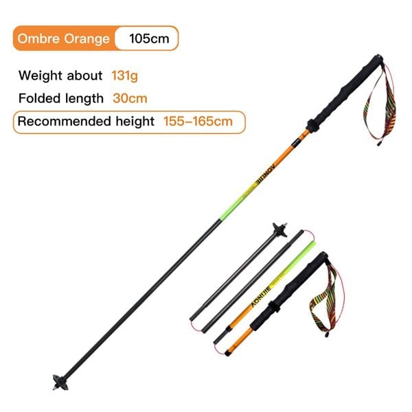  Gậy Chạy Trail Aonijie E4204 Carbon Trekking Pole - Cam 