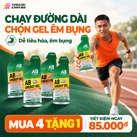  Gel Năng Lượng AB Boost - Vị Trái Cây Hỗn Hợp Có Caffeine 