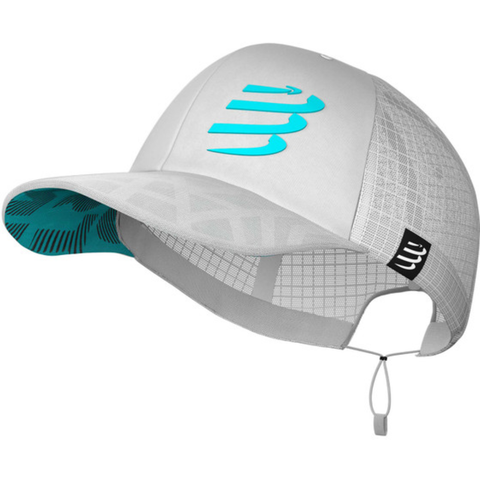  Nón Chạy Bộ Compressport Racing Trucker Cap - White 
