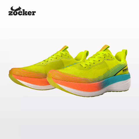  Giày Chạy Bộ Zocker Speed Light Half - Xanh Neon 