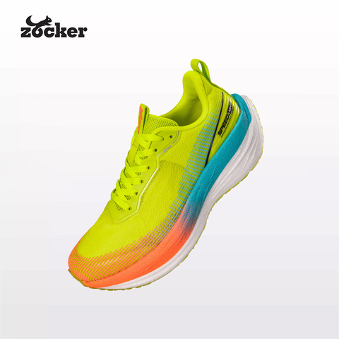  Giày Chạy Bộ Zocker Speed Light Half - Xanh Neon 