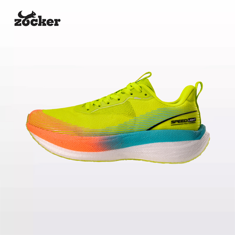  Giày Chạy Bộ Zocker Speed Light Half - Xanh Neon 
