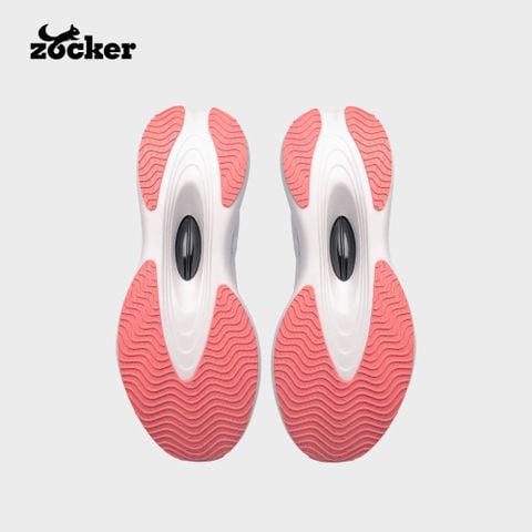  Giày chạy bộ Zocker Speed Up Gen 2 - Trắng Đế Hồng 