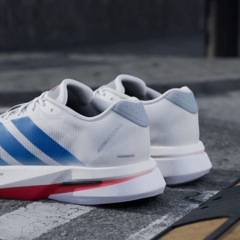  Giày Chạy Bộ Nam ADIDAS Adizero Boston 13 -  White/Royal Blue/Halo Silver 