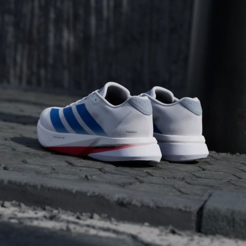  Giày Chạy Bộ Nam ADIDAS Adizero Boston 13 -  White/Royal Blue/Halo Silver 