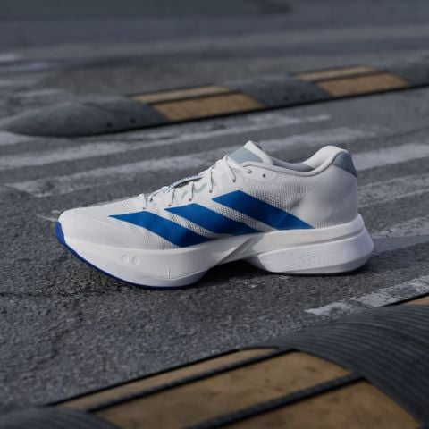  Giày Chạy Bộ Nam ADIDAS Adizero Boston 13 -  White/Royal Blue/Halo Silver 