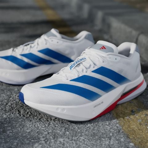  Giày Chạy Bộ Nam ADIDAS Adizero Boston 13 -  White/Royal Blue/Halo Silver 
