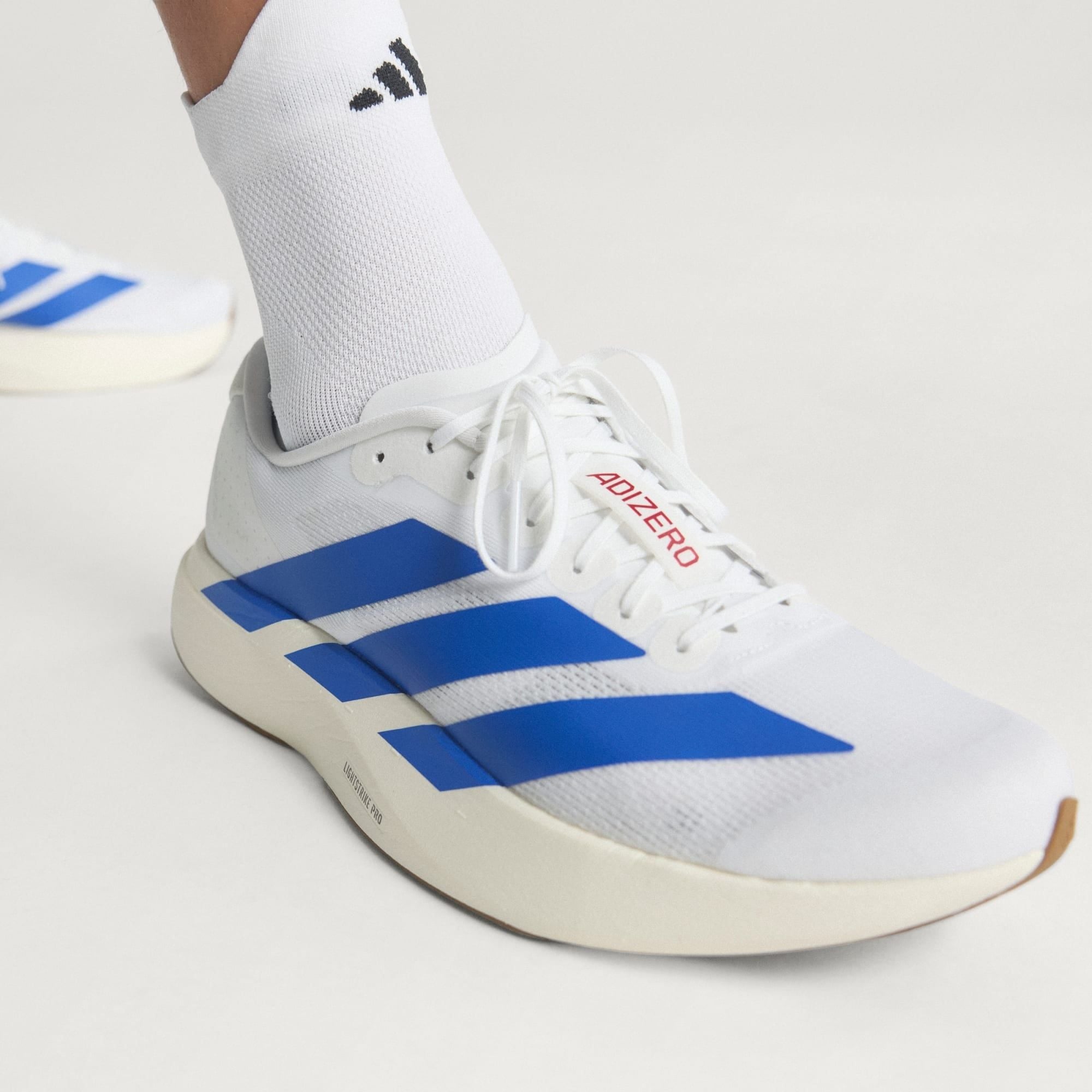  Giày Chạy Bộ Nam ADIDAS Adizero Evo SL - Ftwwht/ Royble/ Purrub 