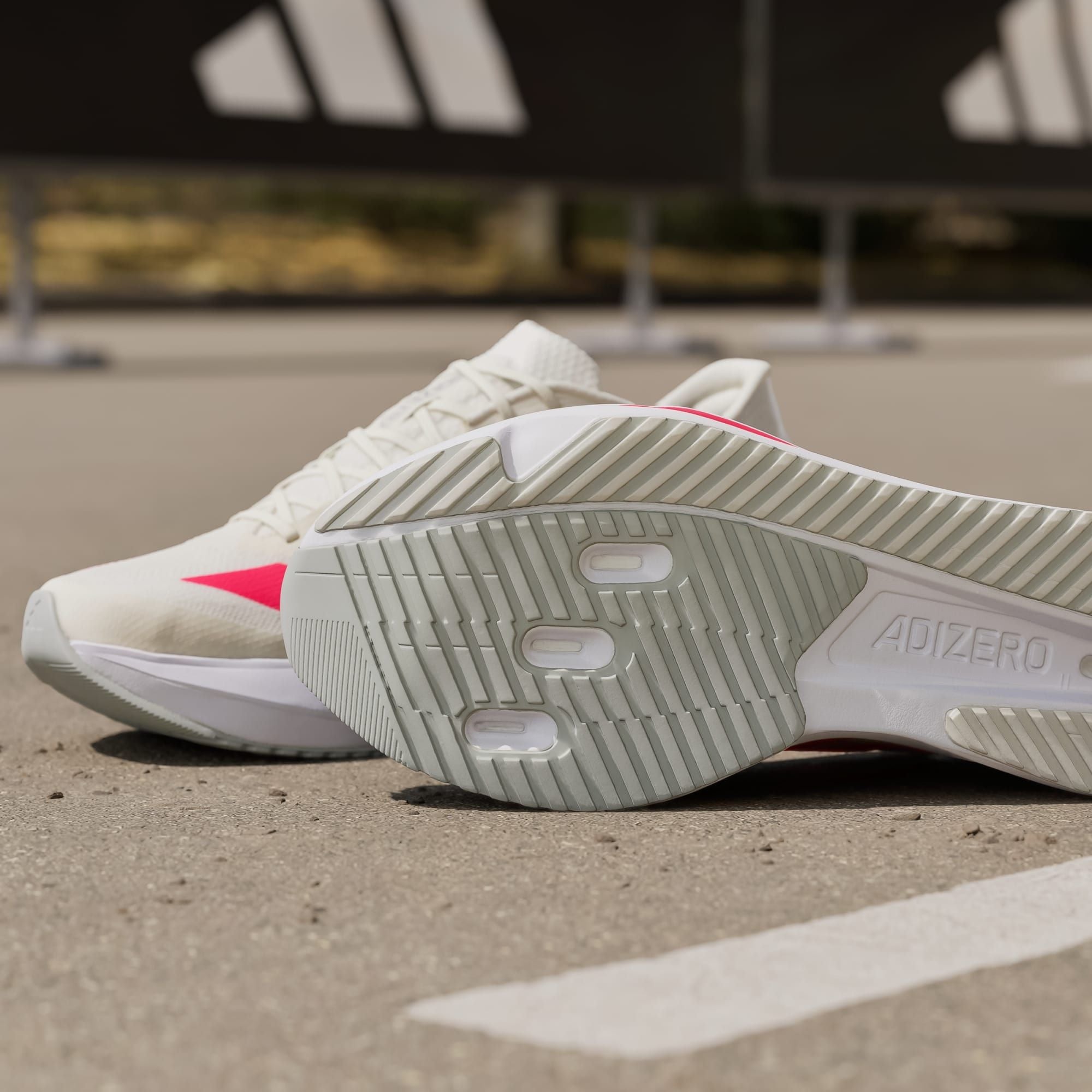  Giày Chạy Bộ Nam ADIDAS Adizero SL2  - OWhite/ Puor/ Lucred 