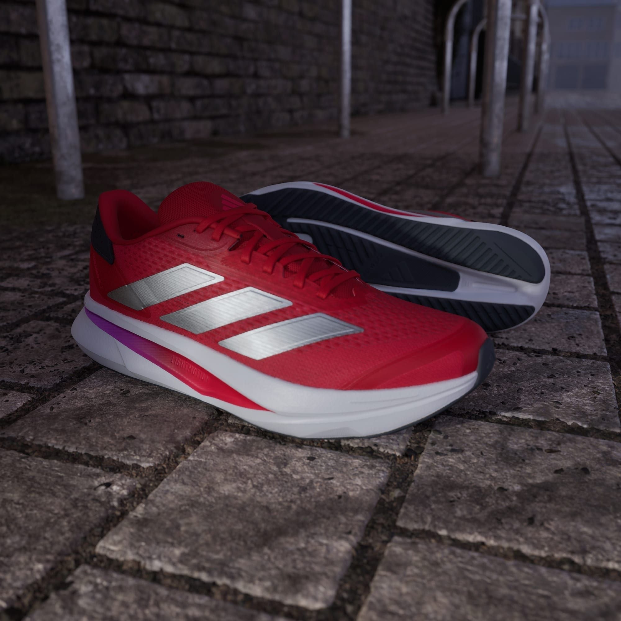  Giày Chạy Bộ Nam ADIDAS Duramo SL2 - Better Scarlet/ Silver Met/ Grey Five 