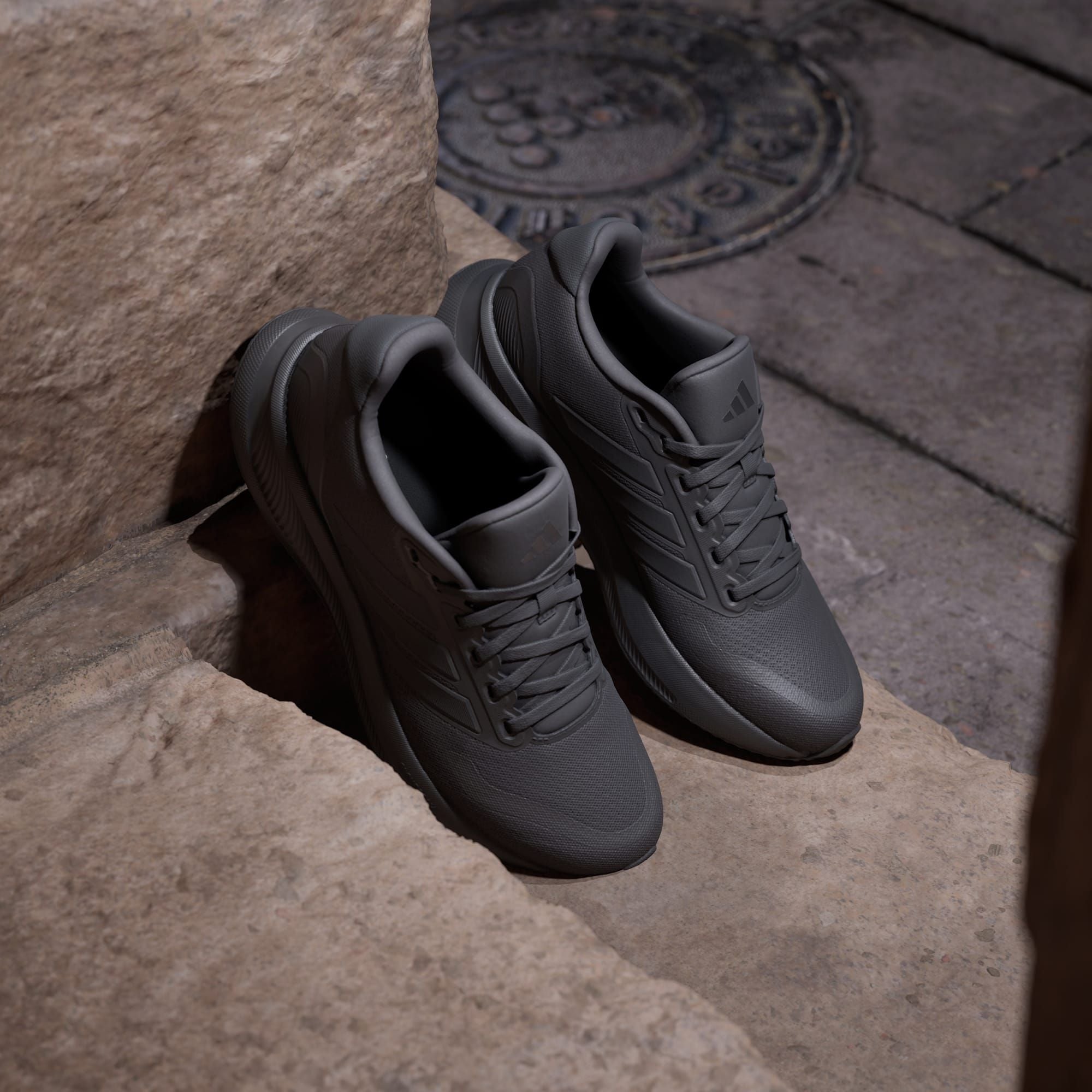  Giày Chạy Bộ Nữ ADIDAS Runfalcon 5 - Core Black 