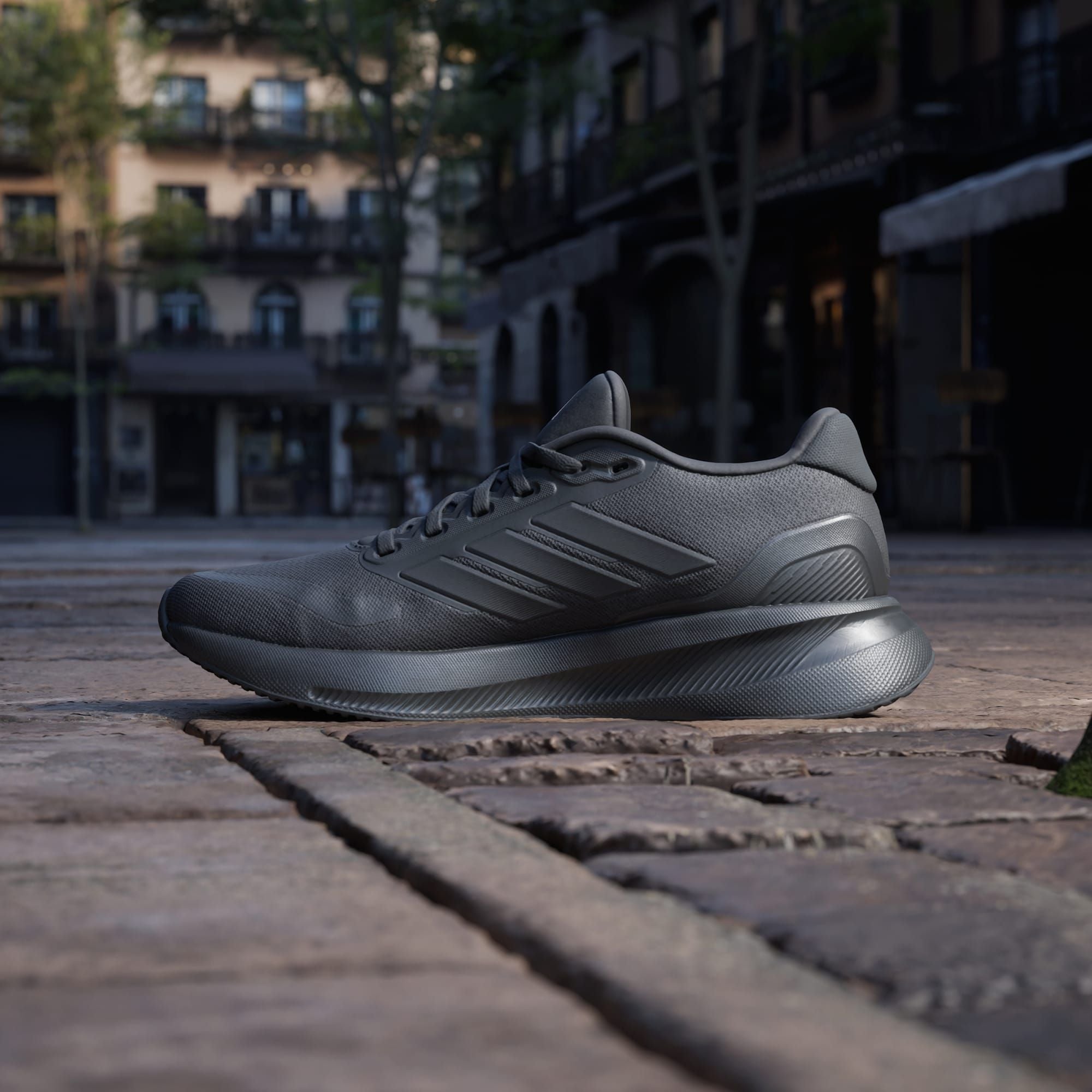  Giày Chạy Bộ Nữ ADIDAS Runfalcon 5 - Core Black 